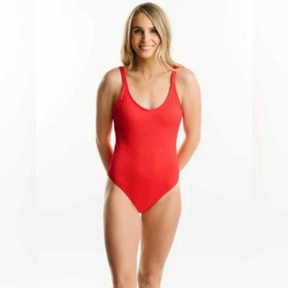 Red Women's One Piece Swimsuit